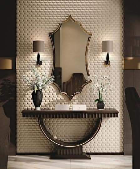 Console Table With Mirror